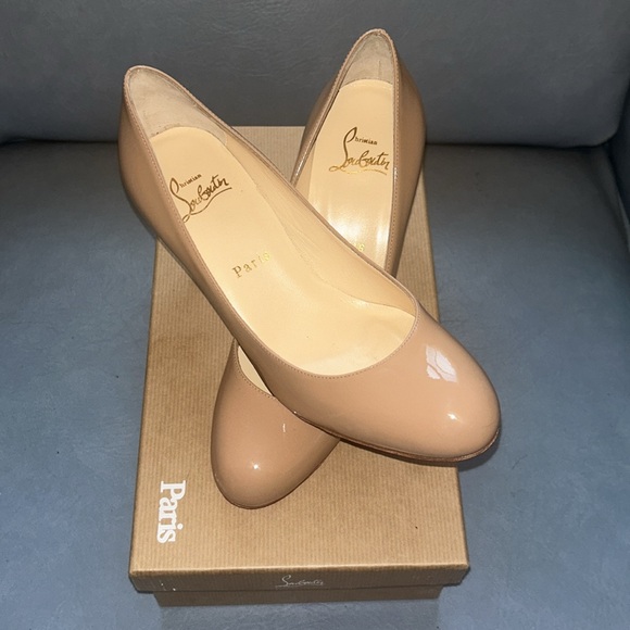 Christian Louboutin Shoes - “REASONABLE OFFERS” CHRISTIAN LOUBOUTIN” Simple Pump 70 Patent Calf-Nude 6248 👠